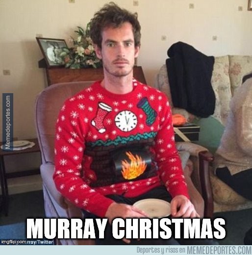 934978 - Andy Murray celebrando la navidad