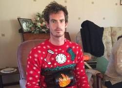 Enlace a Andy Murray celebrando la navidad