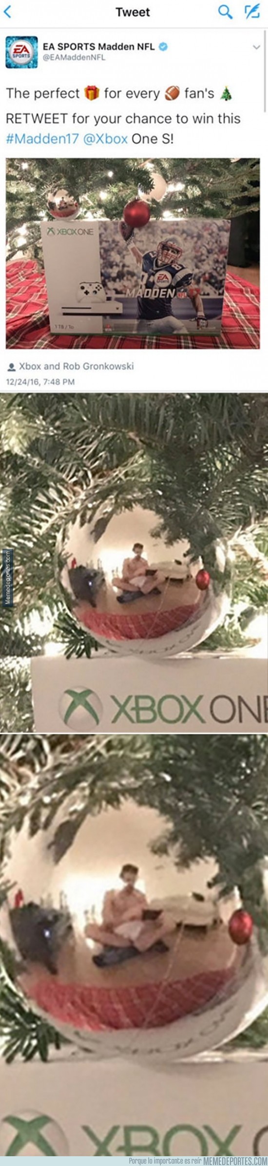 935200 - Community oficial de EA Sports sube una foto sin querer de él desnudo para un sorteo de una XBOX