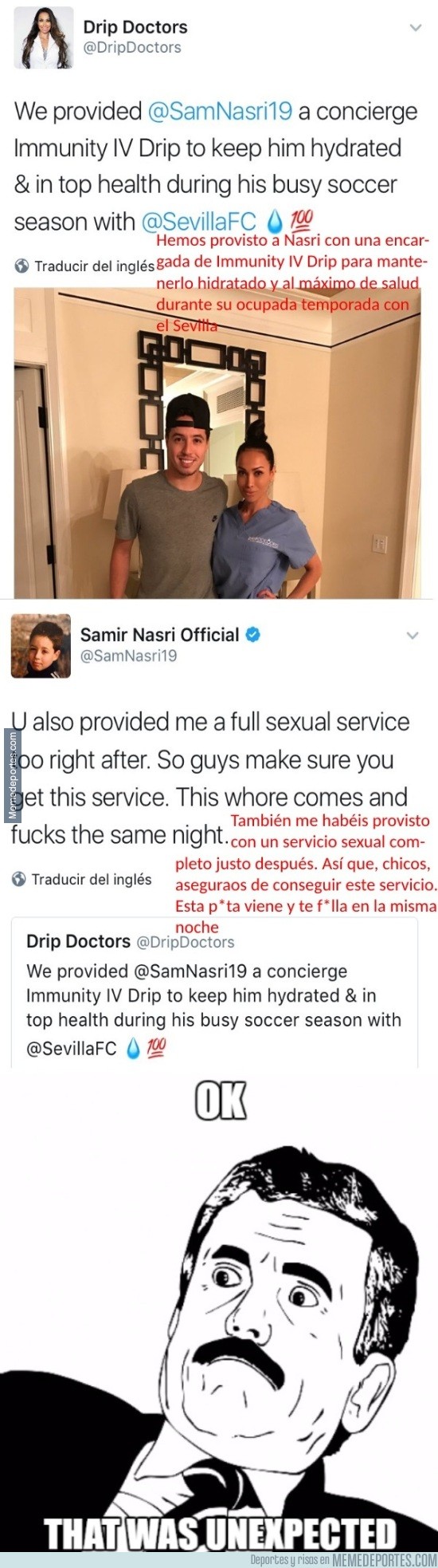 935286 - El sorprendente tuit (ya borrado) de Samir Nasri que está dando la vuelta al Mundo