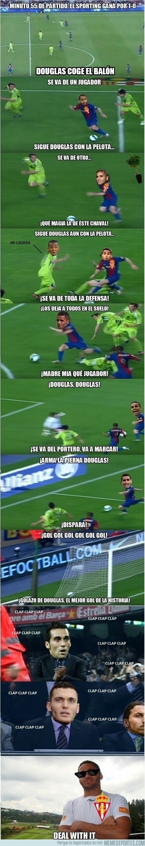 935481 - REMEMBER: El primer gol de Douglas en España fotograma a fotograma