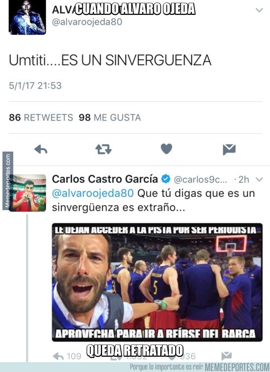 937130 - Álvaro Ojeda recibe un zasca de un jugador del Sporting