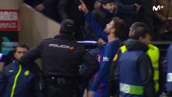 Enlace a Vídeo: Piqué al terminar el partido gritándole a Tebas:“Lo has visto? Tú, sí, tú.