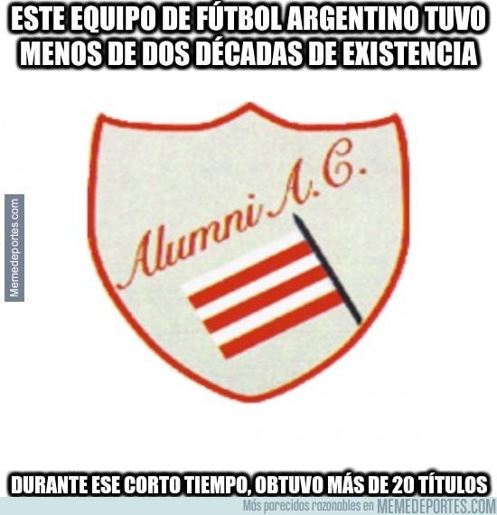 938503 - Alumni Athletic Club, uno de los clubes mas míticos de America 