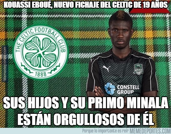 938887 - Kouassi Eboué, nuevo fichaje del Celtic de 19 años