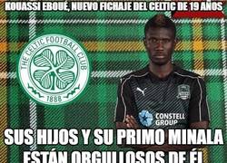 Enlace a Kouassi Eboué, nuevo fichaje del Celtic de 19 años