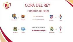 Enlace a Así han quedado los cuartos de final de la Copa del Rey 2016/17