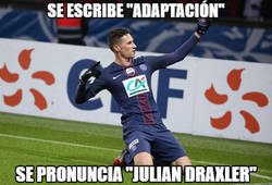 Enlace a Brutal lo de Draxler en el PSG