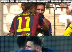 Enlace a ¿Compañerismo de Messi?