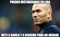 Enlace a Zidane arriesgando en Liga