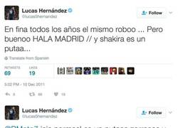 Enlace a La envidia de Lucas Hernández a Piqué y Shakira