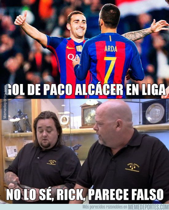 945190 - ¿Es real el gol de Paco Alcácer?