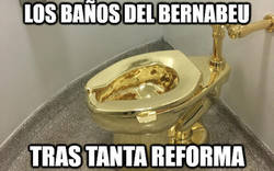 Enlace a Los baños del Bernabeu tras tanta reforma
