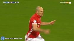 Enlace a GIF: Así fue el golazo de Robben que adelantaba al Bayern