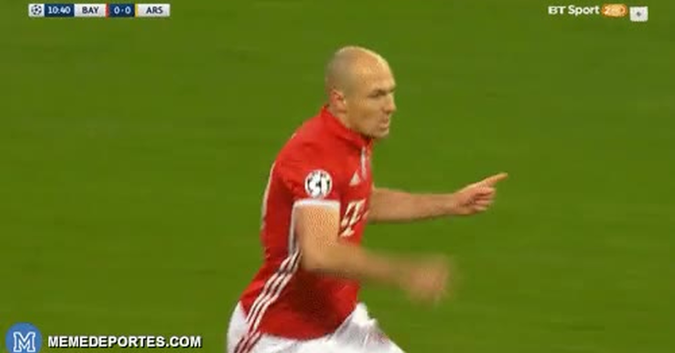 [ MEMEDEPORTES ] GIF: Así fue el golazo de Robben que adelantaba al Bayern
