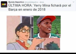 Enlace a Yerry Mina, fichaje random del Barça