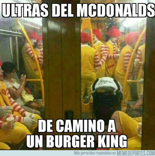 950171 - Ultras de McDonalds en busca de los de Burger King