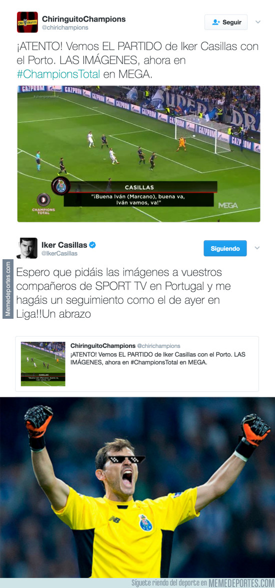 950845 - Casillas le pega un ZASCA al Chiringuito tras comentar su partido de Champions