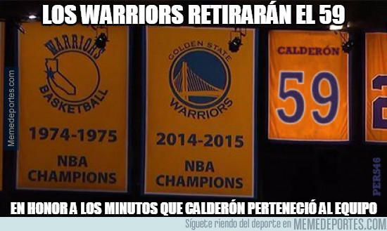 953327 - Los Warriors retirarán el 59