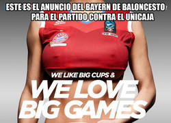 Enlace a Polémico anuncio sexista del Bayern de Baloncesto para el partido contra el Unicaja