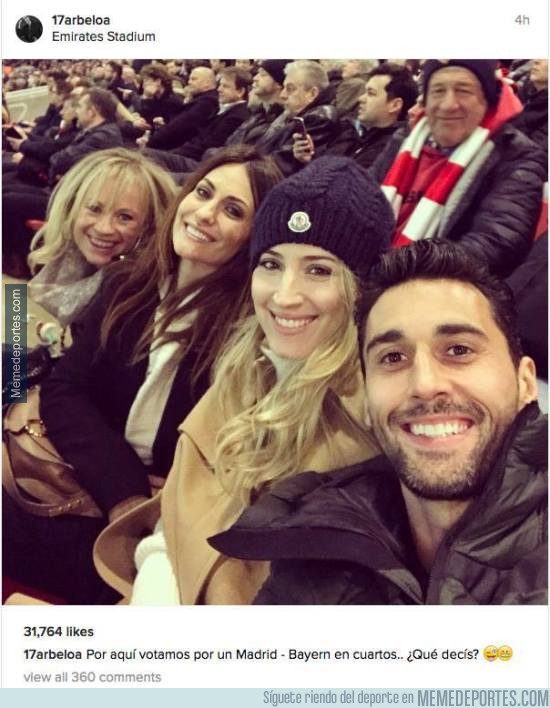 954872 - Arbeloa sube esta foto con su mujer a instagram y pide el peor rival para el Madrid