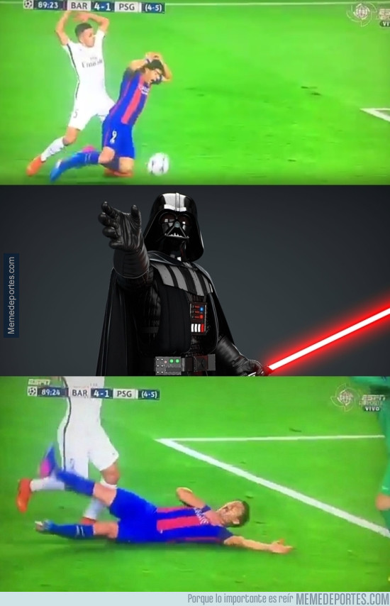 955554 - Darth Vader atacando a Suárez en el Camp Nou