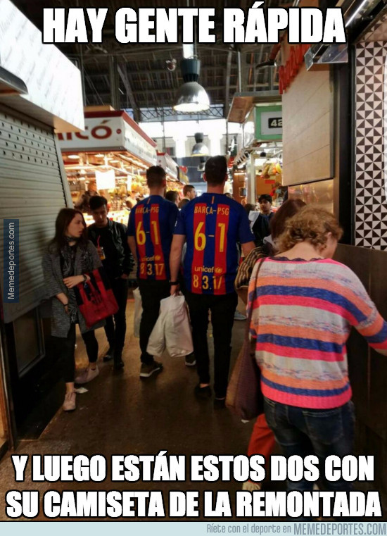 956500 - Ya circulan por Barcelona estas camisetas de la remontada