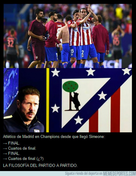 959365 - Según esta teoría, el Atlético de Madrid caerá en cuartos de Champions