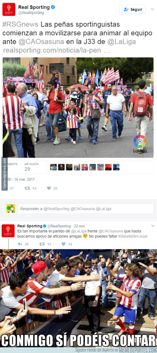 959461 - El grotesco error del Twitter del Sporting que sus aficionados no perdonan
