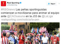Enlace a El grotesco error del Twitter del Sporting que sus aficionados no perdonan