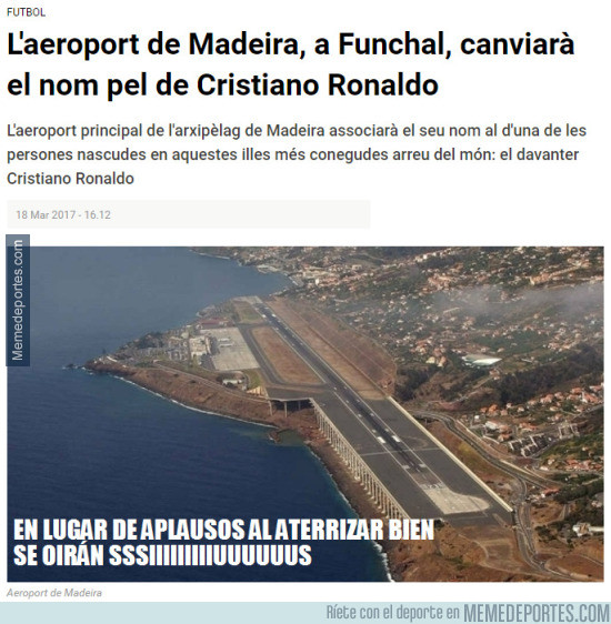 960528 - ¡El nuevo nombre del aeropuerto de Madeira!