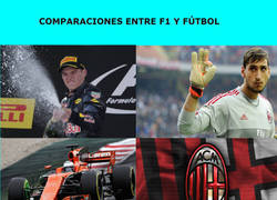 Enlace a Comparaciones entre F1 y fútbol