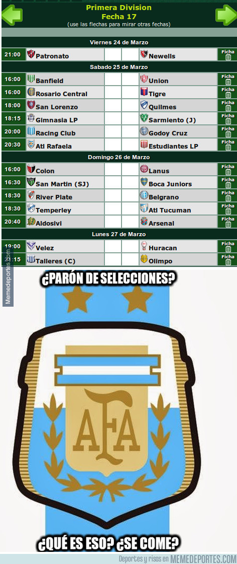 961631 - La Liga Argentina sigue como si nada pasara