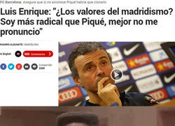 Enlace a Luis Enrique defiende a Piqué en sala de prensa