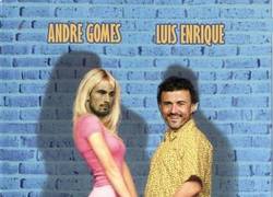 Enlace a El amor entre Luis Enrique y André Gomes es ciego