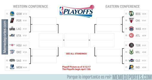 966950 - Así queda el cuadro de los playoffs de la NBA este año