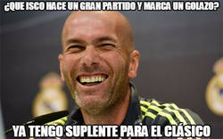 Enlace a Zidane es un troll con Isco