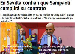 Enlace a La situación actual de Sampaoli con el Sevilla