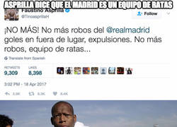 Enlace a La rajada del ex-jugador Asprilla insultando al Real Madrid