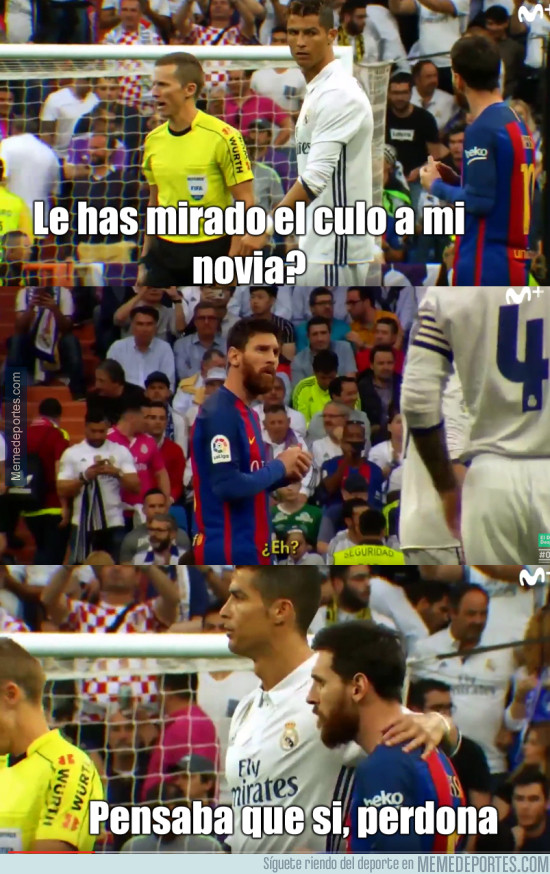970757 - La conversación entre Cristiano y Messi que no captaron las cámaras