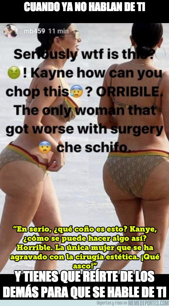 971693 - Balotelli se descojona en instagram de las fotos sin retocar del culo de Kim Kardashian