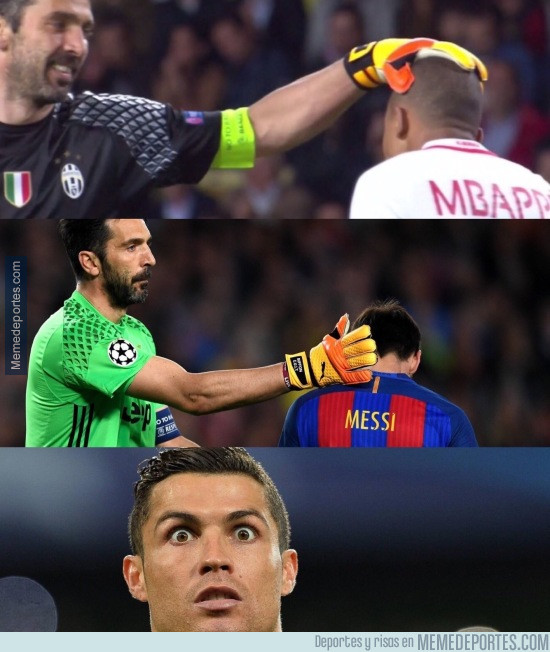 973128 - El gesto maldito de Buffon a Messi y Mbappé con los que anuló todos sus poderes