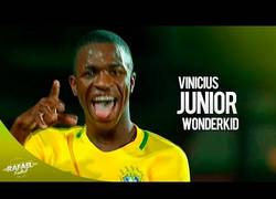 Enlace a VÍDEO: Increíble montaje del nuevo fichaje del Real Madrid, Vinicius Jr. ¿El nuevo Neymar?