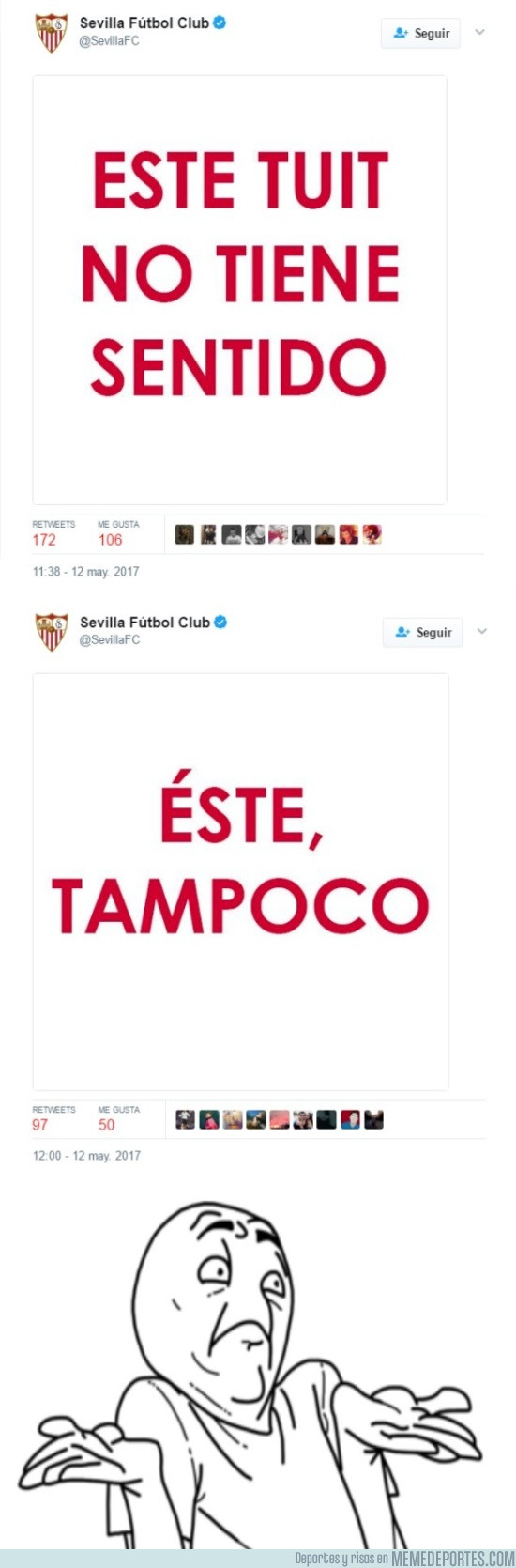 974772 - ¿Qué quieren decir estos tweets del Sevilla?