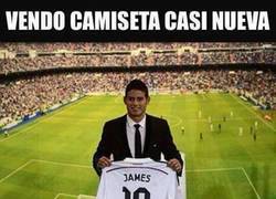 Enlace a James ya sabe qué hacer con su camiseta del Real Madrid