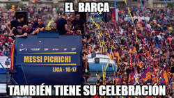 Enlace a El Barça sale a celebrar a las calles