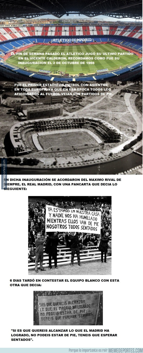 977476 - El zasca del Madrid al Atlético días después de su inauguración