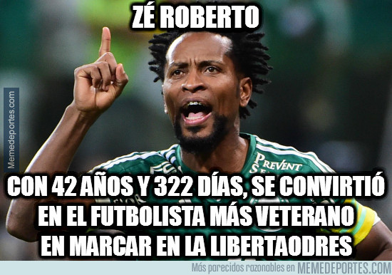 977738 - Zé Roberto rompió un récord de longevidad en la Copa Libertadores 
