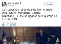 Enlace a Las palabras de Manolo Lama elogiando a Messi que nadie se cree