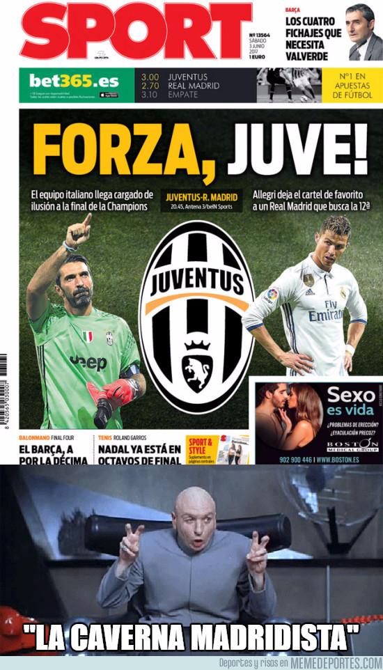 979463 - Lamentable portada del SPORT